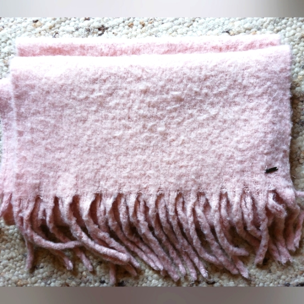 Hollister Large Pink Scarf or Wrap